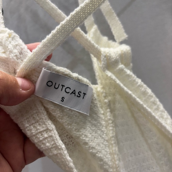 Chic White Backless Dress - Picture 6 of 6